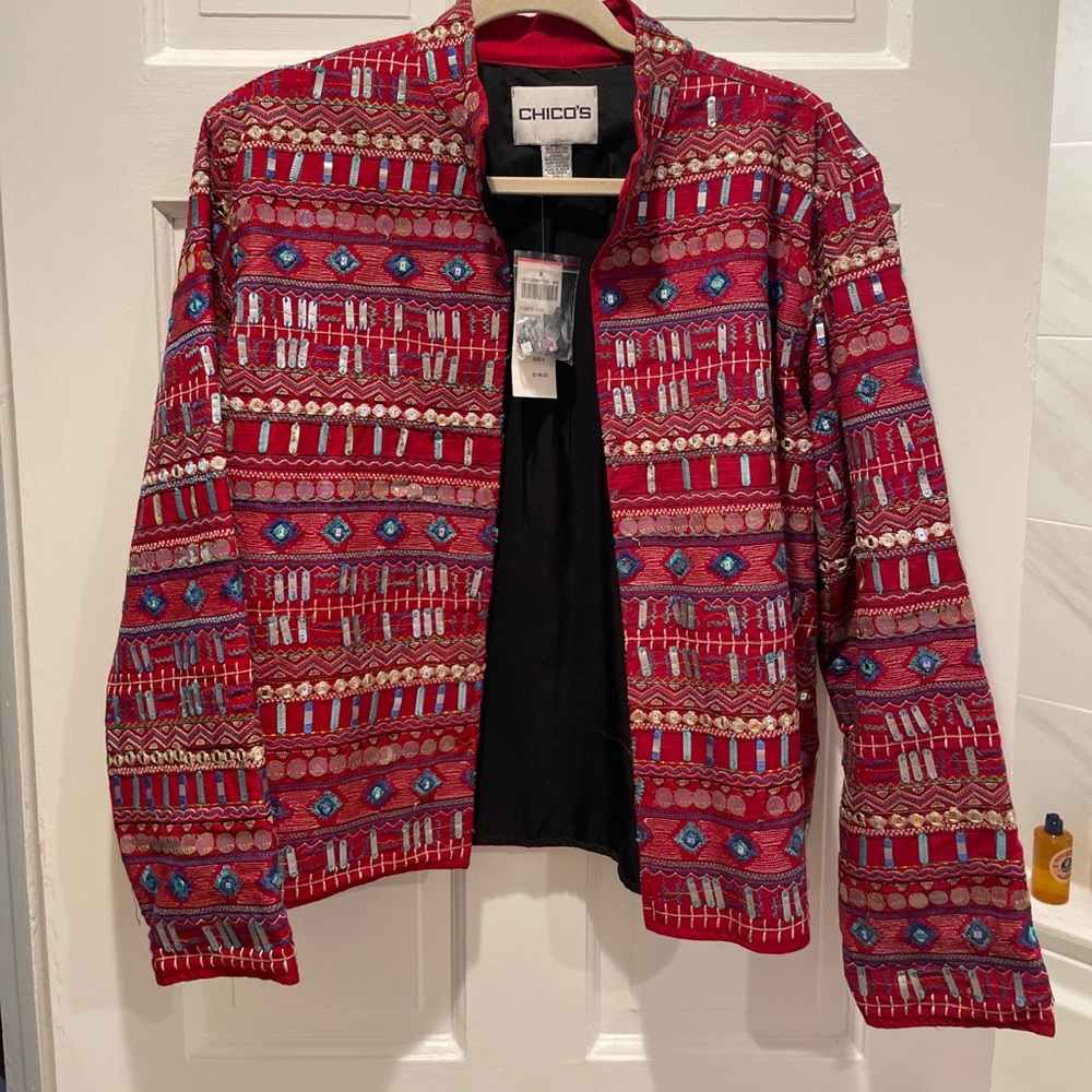 NWT Chico’s Fiesta Viva Christina jacket